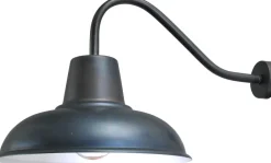 Wandleuchten|Küchenlampen*Masterlight Hotelleuchte E27 DI PANNA in Schwarz Roter Metall Optik