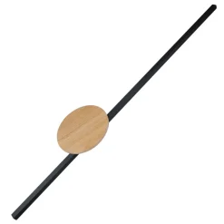 TK Lighting Indirekte Wandlampe LED Schwarz Natur Metall Holz 3000 K< Led Lampen|Wandleuchten