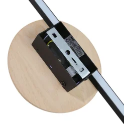 TK Lighting Indirekte Wandlampe LED Schwarz Natur Metall Holz 3000 K< Led Lampen|Wandleuchten