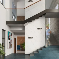 Wandleuchten|Flurlampen*Sollux indirekte Wandlampe Schwarz Up Down 40 cm breit E27