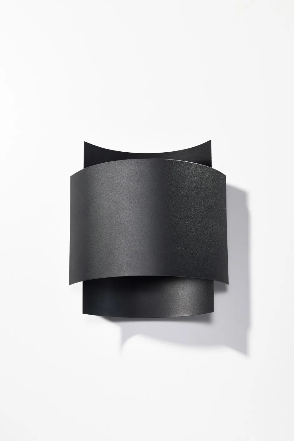 Wandleuchten|Flurlampen*Sollux indirekte Wandleuchte Schwarz Up Down Metall Treppe Flur