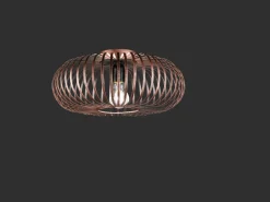 Trio Reality Industrial Deckenleuchte Metall Kupfer Antik E27 Ø40 cm< Flurlampen|Bürolampen