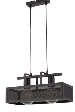 Industrie Lampen|Wohnzimmerlampen*Sigma Industrial Pendelleuchte Schwarz Metall E27 bis 0,8 m