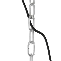 Hängelampen|Bürolampen*Steinhauer Industrie Hängelampe Metall Acryl Schwarz Ø47 cm E27