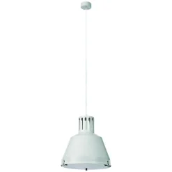 Nowodvorski Industrie Hängelampe Weiß Glas Schirm Ø 33 cm< Hängelampen|Esszimmer Lampen