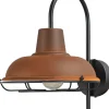 Masterlight Industrie Hotelleuchte in Rost Braun< Wandleuchten|Küchenlampen