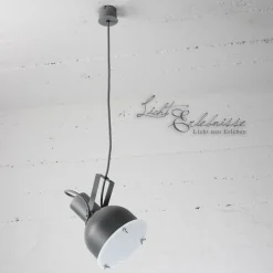 Nowodvorski Industrie Pendellampe Esstisch verstellbar in Zink< Hängelampen|Esszimmer Lampen