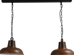 Masterlight Industrie Pendelleuchte E27 in Rost Braun< Hängelampen|Industrie Lampen