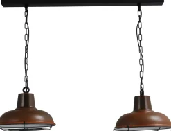Masterlight Industrie Pendelleuchte E27 Industrie in Rost Braun< Industrie Lampen|Vintage Lampen