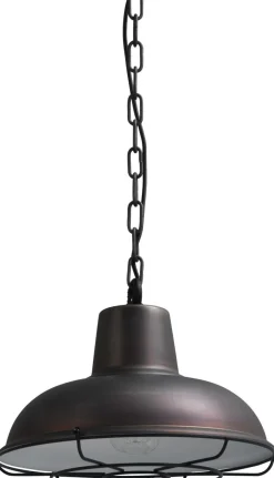 Masterlight Industrie Pendelleuchte Industrie in Schwarz Roter Metall Optik< Hängelampen|Industrie Lampen