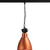 Hängelampen|Industrie Lampen*Masterlight Industrie Pendelleuchte in Kupfer Groß Loft Design