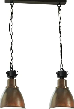 Masterlight Industrie Pendelleuchte Loft Braun Weiß Made in EU< Hängelampen|Industrie Lampen