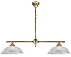 Deckenleuchten|Flurlampen*Giovanni Battista Jugendstil Billardleuchte aus Messing Handarbeit