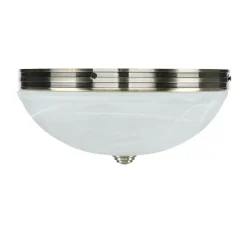 Deckenleuchten|Flurlampen*Easylight Jugendstil Deckenlampe Glas 2xE27 Ø31cm ORCHIDEA