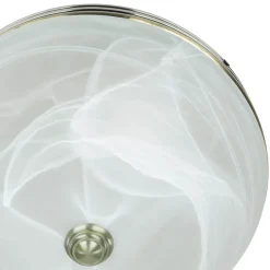 Deckenleuchten|Flurlampen*Easylight Jugendstil Deckenlampe Glas 2xE27 Ø31cm ORCHIDEA