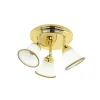 Glaslampen|Jugendstil Lampen*Easylight Jugendstil Deckenlampe in Gold Flur Bad