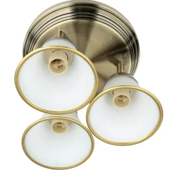 Glaslampen|Jugendstil Lampen*Easylight Jugendstil Deckenlampe 3xE14 Ø40cm drehbar GRANDO