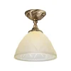 Giovanni Battista Jugendstil Deckenleuchte Deckenlampe Beige< Metall Lampen|Messinglampen