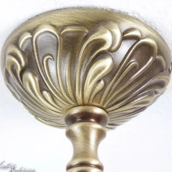 Giovanni Battista Jugendstil Deckenleuchte Deckenlampe Beige< Metall Lampen|Messinglampen