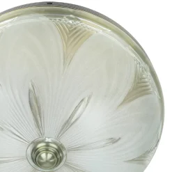 Easylight Jugendstil Deckenleuchte E27 mit Glasschirm Messing Optik< Deckenleuchten|Flurlampen