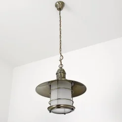 Hängelampen|Esszimmer Lampen*Rabalux Jugendstil Hängeleuchte Sudan in Messing Optik