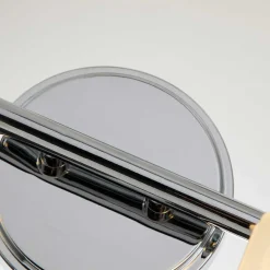 Elstead Jugendstil Lampe Bad LED G9 B: 35,7 cm Chrom Weiß IP44< Wandleuchten|Badezimmer Lampe