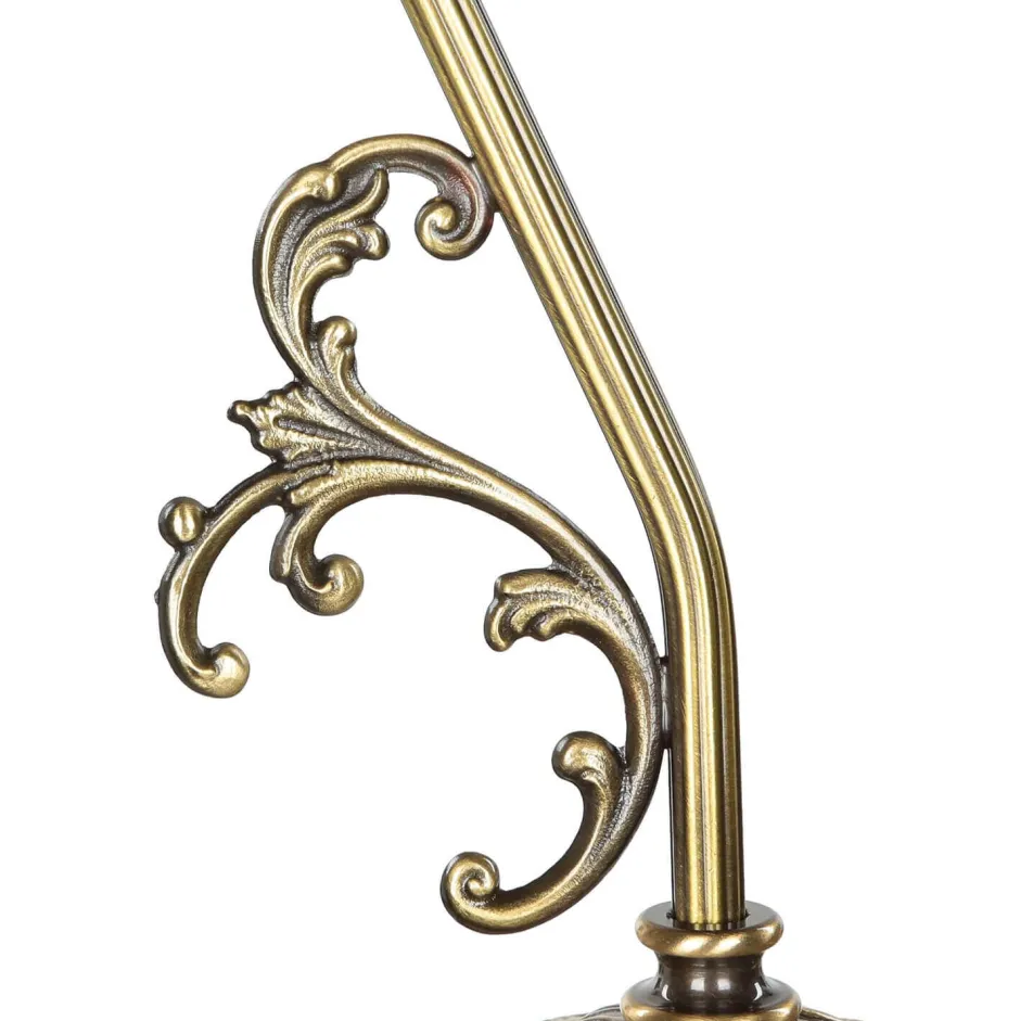 Giovanni Battista Jugendstil Nachttischleuchte Beatrice< Glaslampen|Metall Lampen