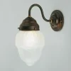 Berliner Messingleuchten Jugendstil Wandlampe Messing Glas E27 T:20 cm blendarm< Wohnzimmerlampen|Küchenlampen