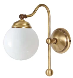 Wandleuchten|Esszimmer Lampen*Giovanni Battista Jugendstil Wandleuchte E14 Vetro