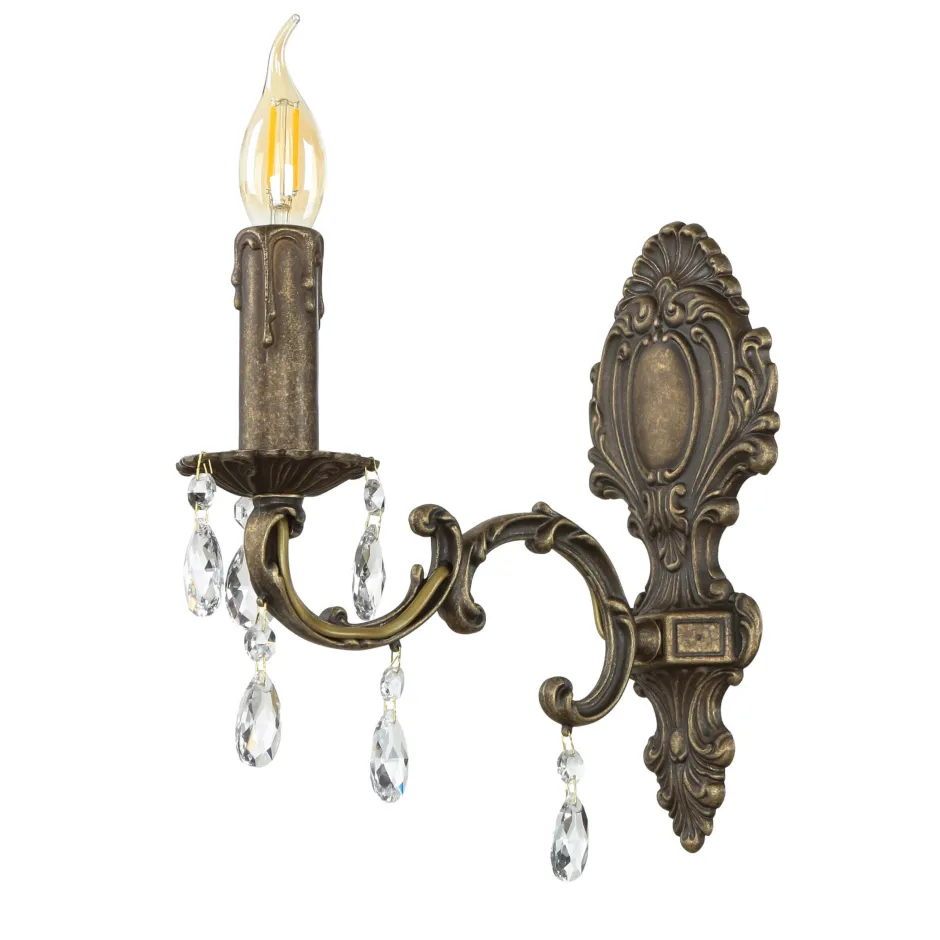 Giovanni Battista Jugendstil Wandleuchter E14 Venezia< Wandleuchten|Esszimmer Lampen