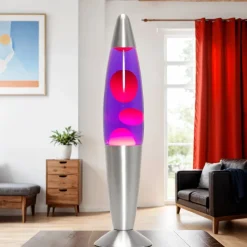 Retro Lampen|Lavalampen*Easylight Jugendzimmer Lavalampe Lila Rot TIMMY Partylicht