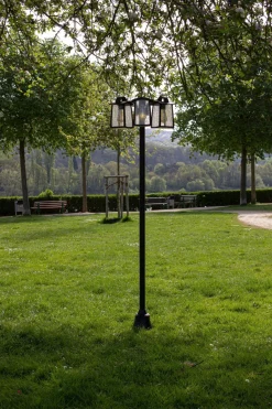 Eco-Light Kandelaber Aluminium Glas E27 IP44 195 cm Vintage< Vintage Lampen|Metall Lampen