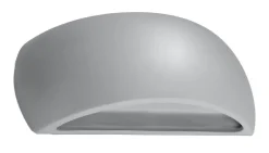 Sollux Keramik Wandlampe Up Down Grau indirekt 32 cm G9< Wandleuchten|Flurlampen