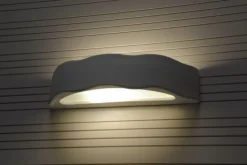 Wandleuchten|Flurlampen*Sollux Keramik Wandleuchte Weiß bemalbar Up Down