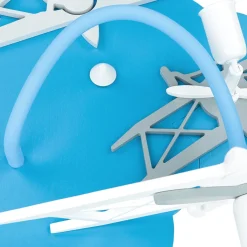 Kinderzimmerlampen|Kinderlampen*Nowodvorski Kinderleuchte PLANE in Blau 3-flmg