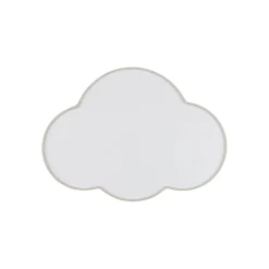 Kinderzimmerlampen|Kinderlampen*TK Lighting Kinderzimmer Wolkenlampe Beige Weiß Leinen B: 43 cm 2x E27