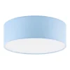 Kinderzimmerlampen|Kinderlampen*TK Lighting Kinderzimmerlampe Decke Blau Ø 38 cm rund flach