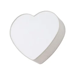 TK Lighting Kinderzimmerlampe Decke Leinen Herz L: 42 cm Beige 2x E27<Kinder Deckenleuchten|Kinderzimmerlampen