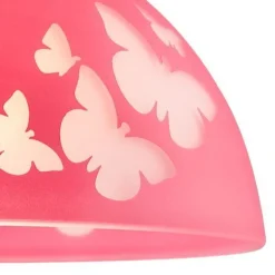 Kinderzimmerlampen|Kinderlampen*Lamkur Kinderzimmerlampe Mädchen Pink rund Lampe