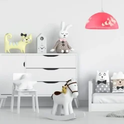 Kinderzimmerlampen|Kinderlampen*Lamkur Kinderzimmerlampe Mädchen Pink rund Lampe