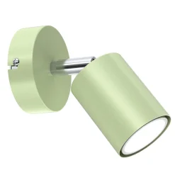 Luminex Kinderzimmerlampe Wand Grün Ø 8 cm schwenkbar GU10 Metall<Kinder Kinderzimmerlampen|Wohnzimmerlampen