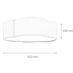 TK Lighting Kinderzimmerlampe WOLKI Blau Decke Wolkenlampe<Kinder Kinderzimmerlampen|Kinderlampen