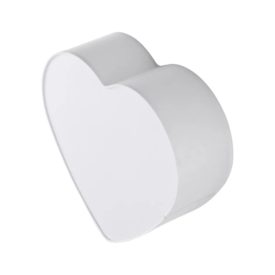 Deckenleuchten|Kinderzimmerlampen*TK Lighting Kinderzimmerleuchte Weiß L: 42 cm Stoff 2x E27 Herz