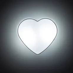 Deckenleuchten|Kinderzimmerlampen*TK Lighting Kinderzimmerleuchte Weiß L: 42 cm Stoff 2x E27 Herz