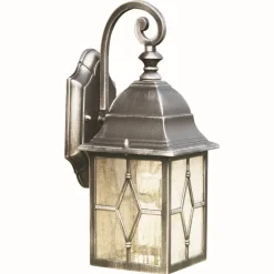 Searchlight Klassische Außenwandleuchte in antik silber< Außenleuchten Antik|Außenwandleuchten