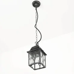 Außenleuchten Antik|Gartenlaternen*Searchlight Klassische Pendelleuchte in antik silber