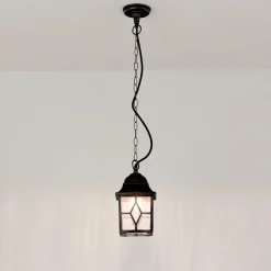 Außenleuchten Antik|Gartenlaternen*Searchlight Klassische Pendelleuchte in antik silber