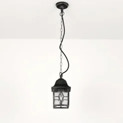 Außenleuchten Antik|Gartenlaternen*Searchlight Klassische Pendelleuchte in antik silber