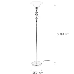 Glaslampen|Stehlampen*Searchlight Klassische Stehleuchte