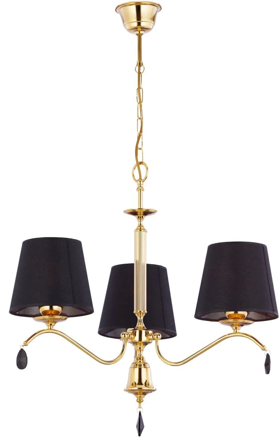 Jupiter Klassischer Kronleuchter Metall E27 3-flammig< Kronleuchter|Wohnzimmerlampen